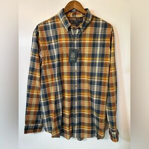 Arrow Plaid Button Down Shirt Size Large NWT